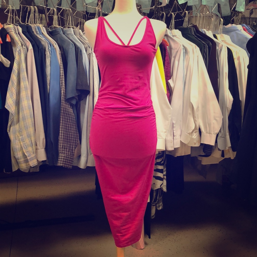 Michael Stars stretchy sleeveless midi dress